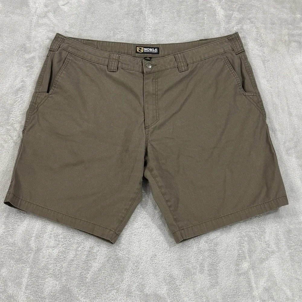 Noble Outfitters Shorts Mens 42 Brown Canvas Carpenter Stretch Work‎ 10